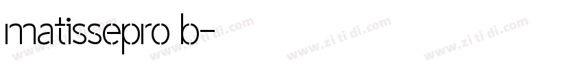 matissepro b字体转换